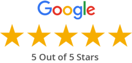 Google Reviews 5 out of 5 stars