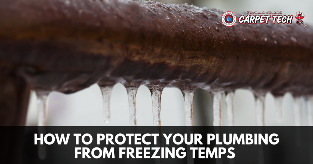 How To Protect Your Plumbing From Freezing Temps Carpet Tech