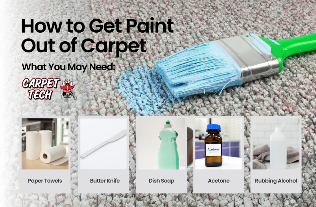 How to Get Paint Out of Carpet