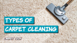 Types of carpet cleaning