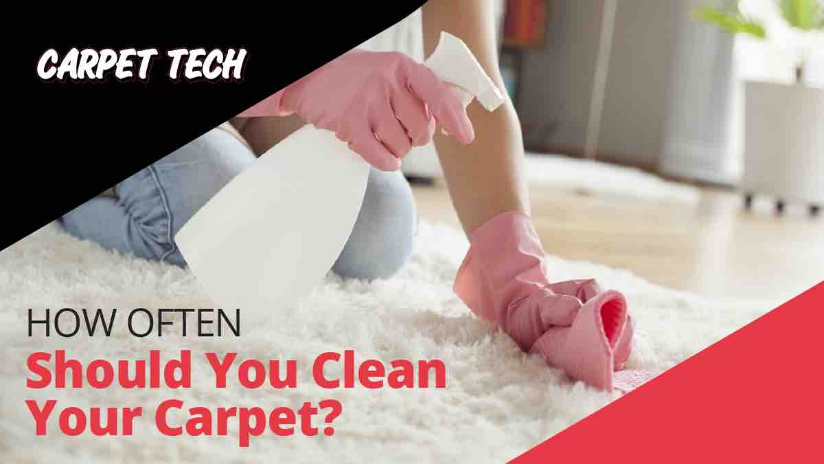 Carpet being cleaned
