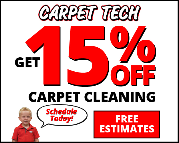 Get 15% Percent off carpet cleaning with free estimates.