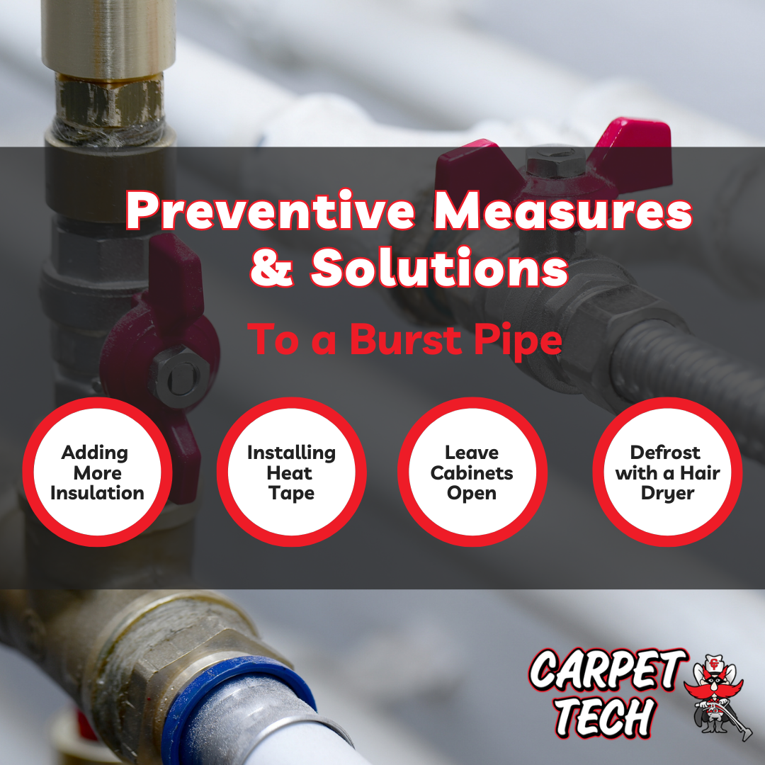 how to prevent burst pipes in the winter