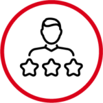 Techs Trained and certified technician icon